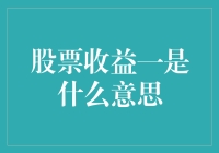 股票收益一究竟是什么意思？一场关于数字的狂欢