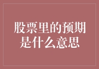 股票里的预期：何以成为投资中的风向标