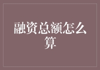 企业融资总额的计算方法与实际意义