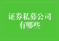 私募界的钻石矿：揭秘那些秘而不宣的证券私募公司