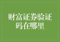 财富证券验证码在哪里？别急，听我给你支招！