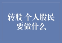 个人股民如何转股：从菜鸟到高手的十个实用指南