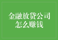 金融放贷公司的盈利模式探析：利息收入、风险管理与创新服务