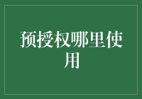 预授权是什么？它在哪里可以使用？