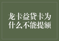 龙卡益贷卡提额受阻：剖析潜在原因与应对策略